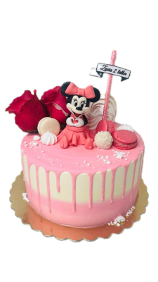 Tort dla dziewczynki z Myszką Minnie