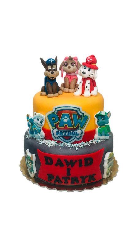 Tort dwupiętrowy Psi Patrol  do 30 porcji